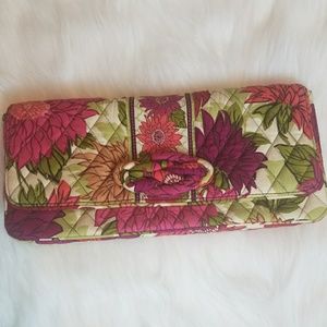 Vera Bradley Floral Knot Clutch Purse